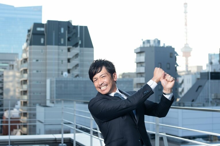 松田宣浩のインタビュー「後」カット　©Miki Fukano