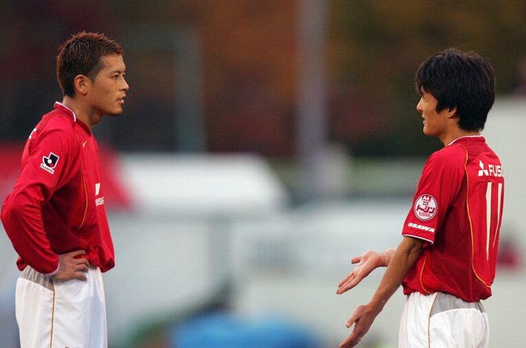鈴木啓太＆田中達也（浦和） ／ photograph by Toshiya Kondo