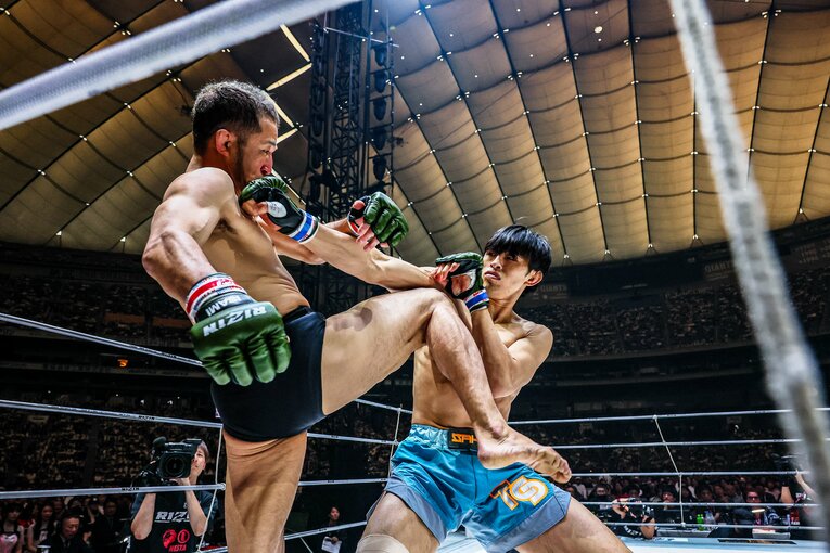 桜庭大世の2戦目の相手は、3年ぶりのRIZIN参戦となった中村大介　©RIZIN FF Susumu Nagao