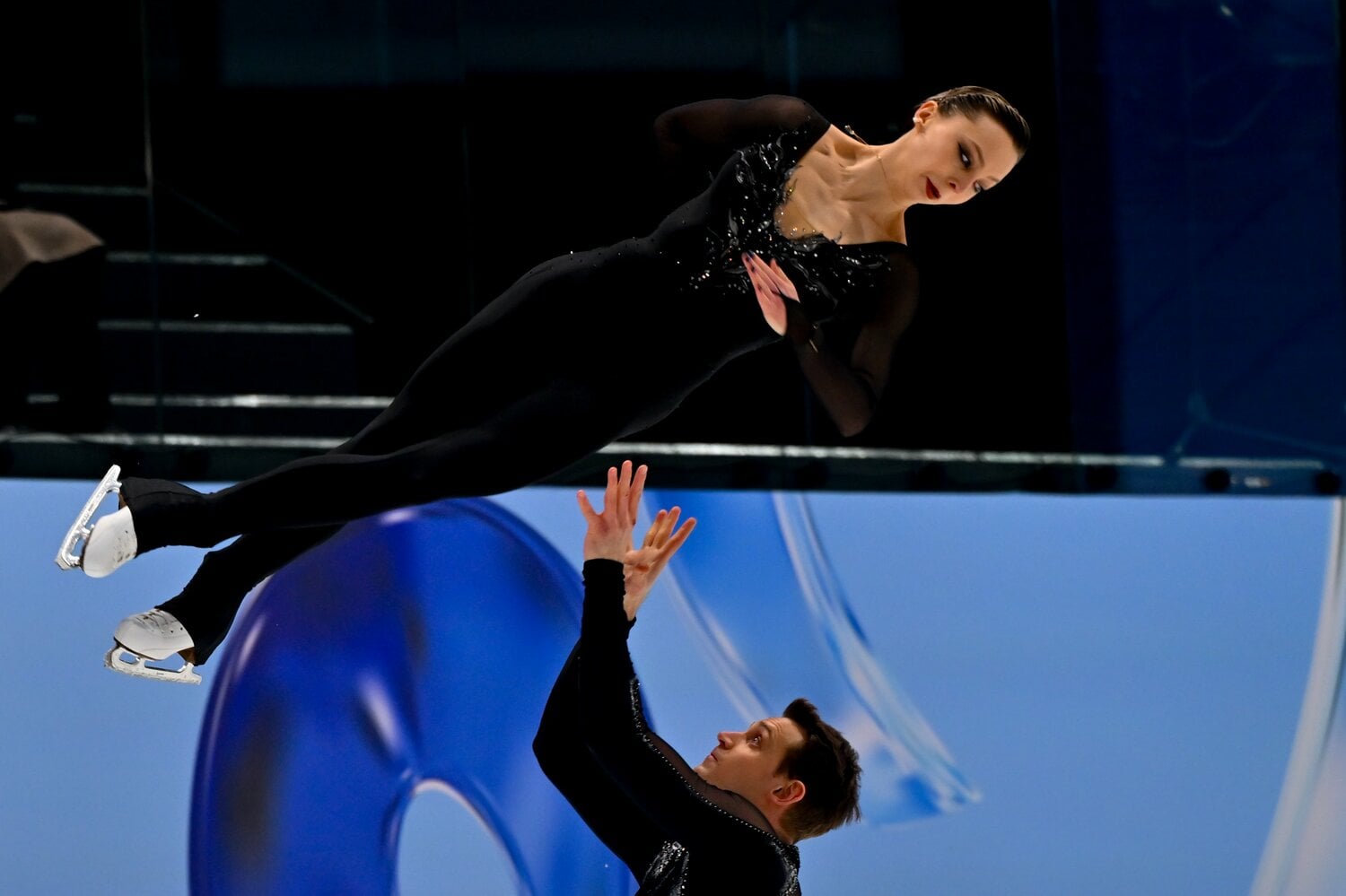 ロシア・GPファイナルのペア種目で優勝したボイコワ／コズロフスキ－組。コズロフスキーの舌禍もあり、その結果には注目が集まった　©Getty Images