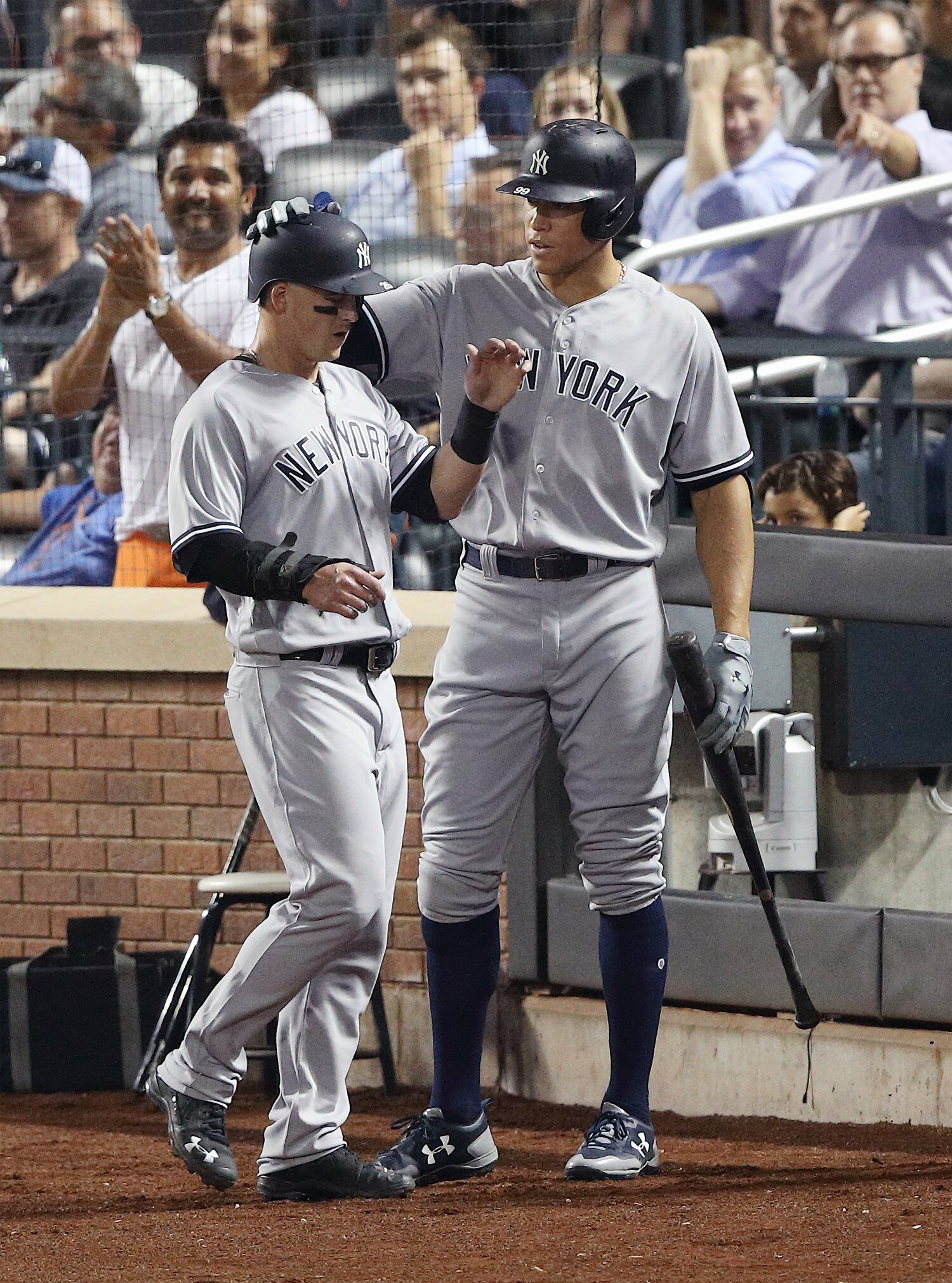 2017年のオースティンとジャッジ。この年から2人のキャリアに大きな差がついた ©Getty Images