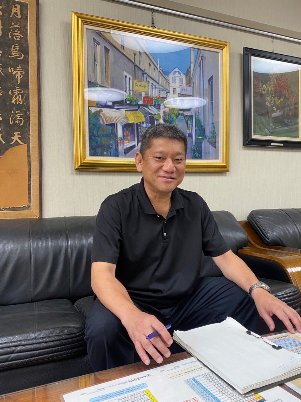 都島工業の大西校長／学校提供