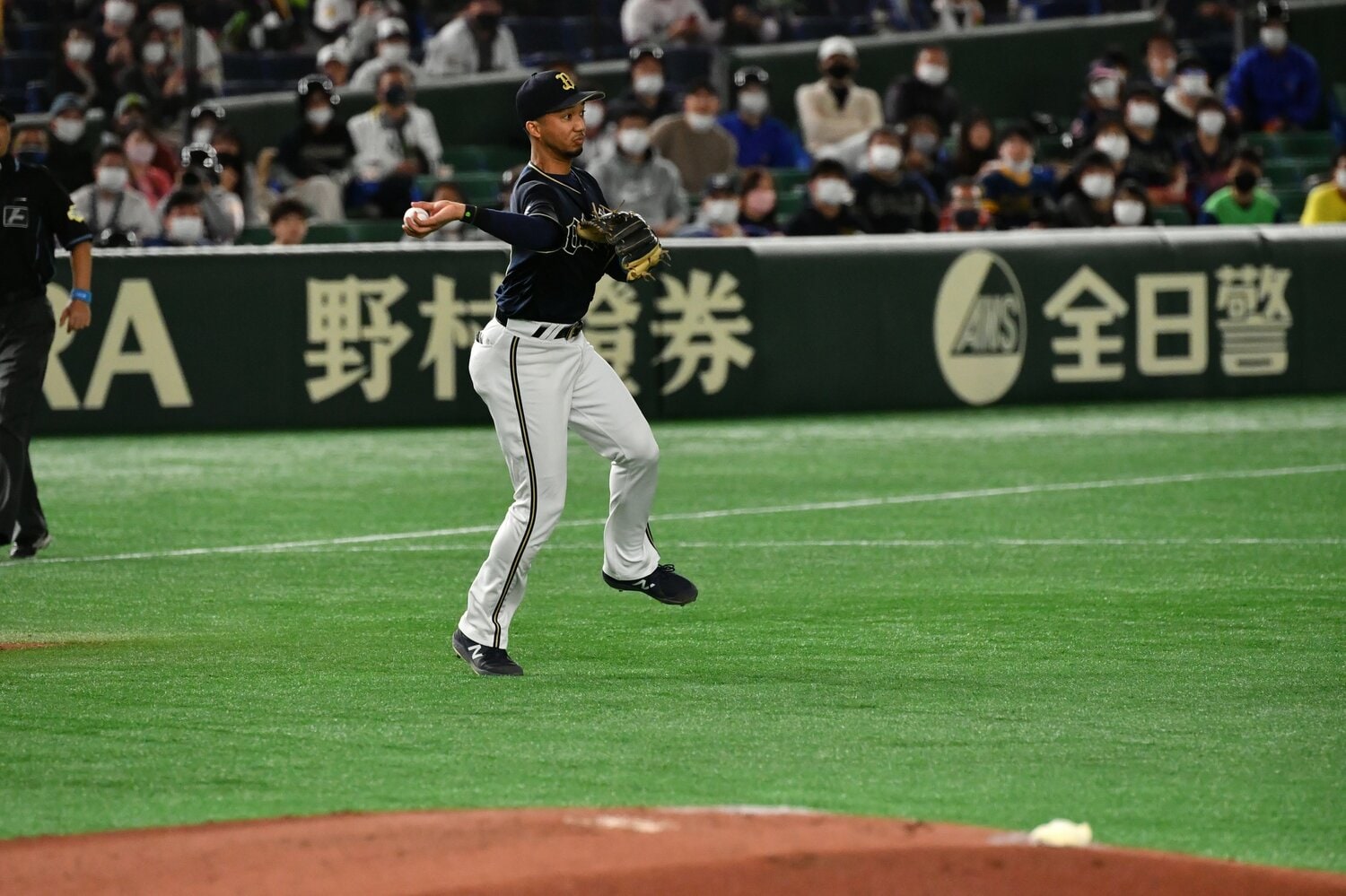 昨季はゴールデン・グラブ賞に初選出された（2021年日本シリーズ）　©Hideki Sugiyama