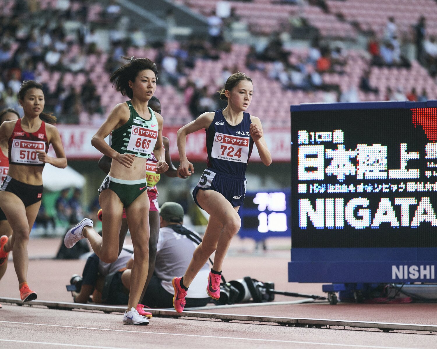 昨年6月、初出場となった日本選手権では1500mで7位入賞の好走。だが夏以降は貧血など不調に苦しんだ ©Yuki Suenaga