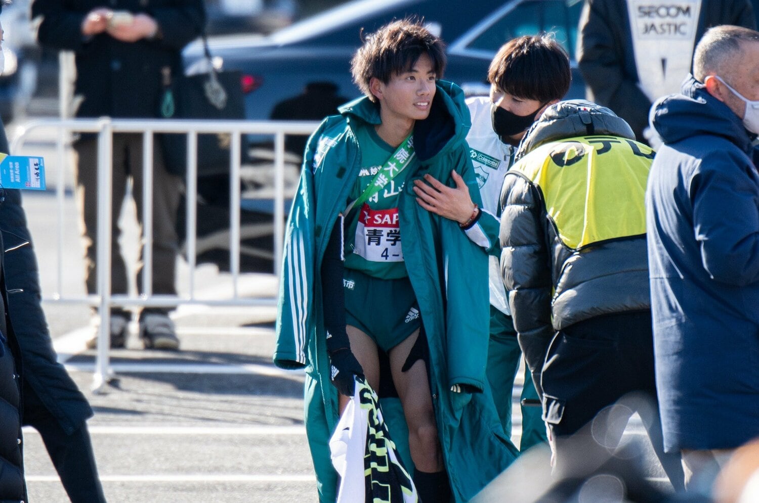 箱根山中で「若の神」の命名を受けた1年時の若林。3年時は「若の神」→「若乃神」に進化 ©Nanae Suzuki