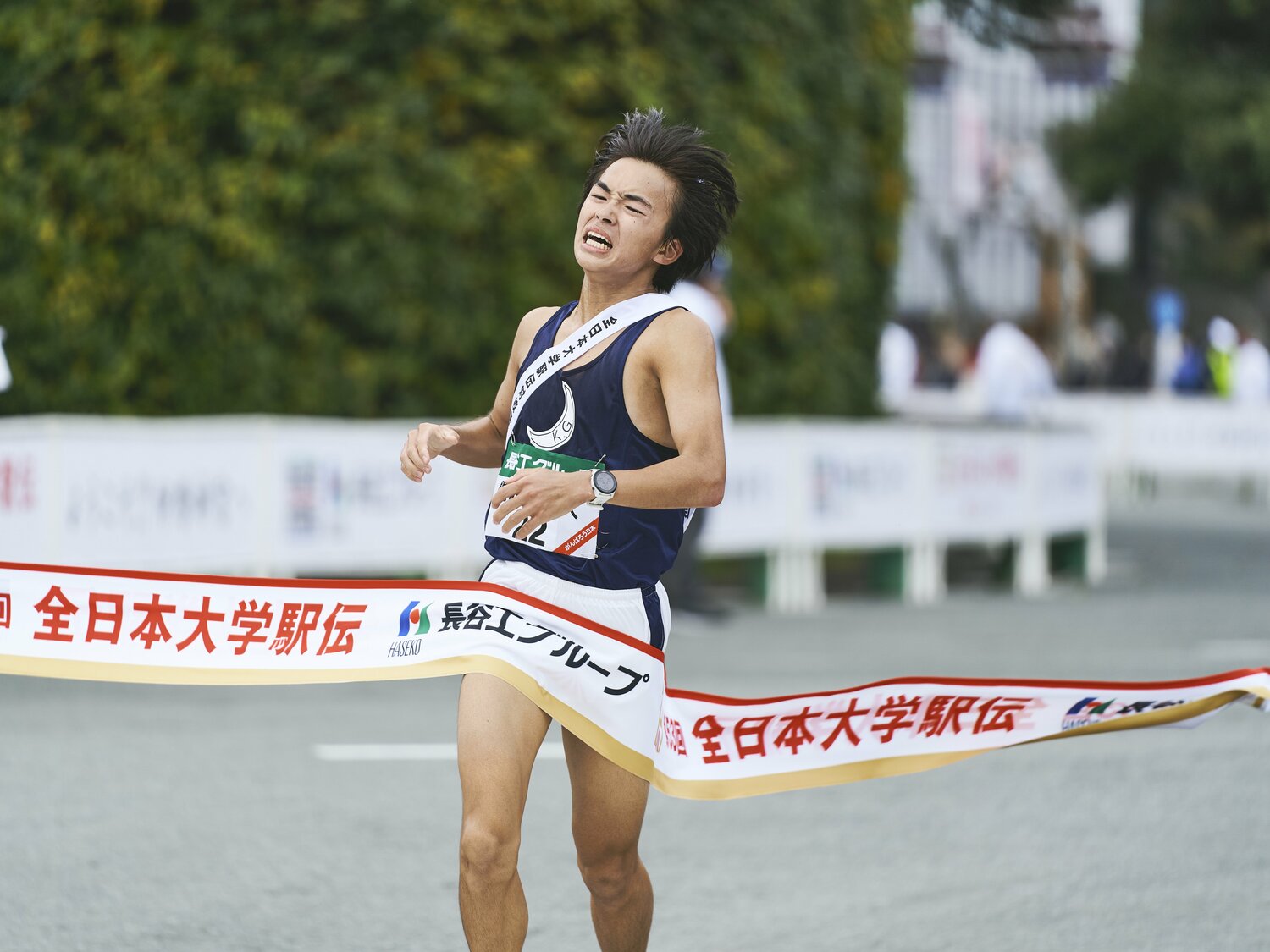 昨年の全日本大学駅伝、関東以外の大学で最高順位だったのは16位の関西学院大学だったが、15位の日体大と3分以上の大差があった　©Yuki Suenaga