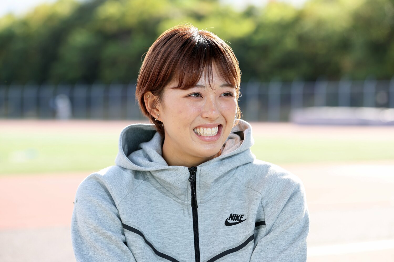 前十字靭帯断裂という大ケガからの復帰を振り返る青山。苦しい経験だったはずだが、本人に悲愴感はなかった　©Shigeki Yamamoto