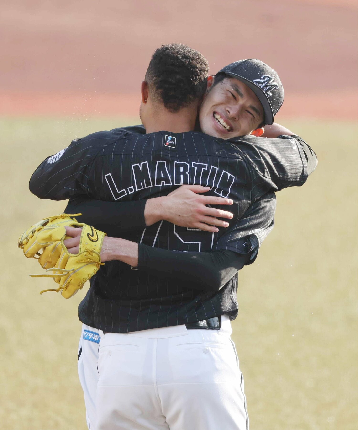 2022年4月10日に達成した完全試合　©JIJI PRESS