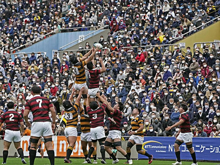 「絶対、前！ 絶対！ 絶対！」（久々に）スタンドで見たラグビー早慶戦、ラインアウトの魔力＜Number Web＞ photograph by KYODO