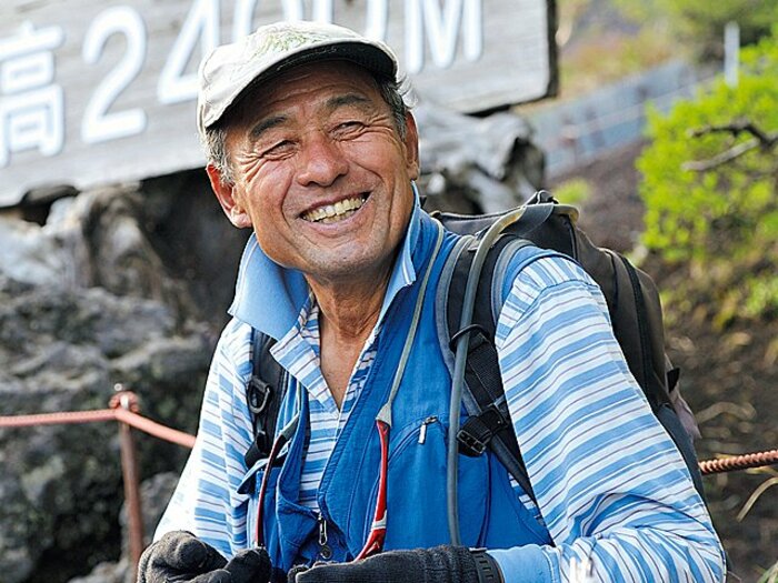 <富士山を10倍楽しむ方法> 實川欣伸 「御来光見物の絶景スポット」<Number Web> photograph by Nanae Suzuki