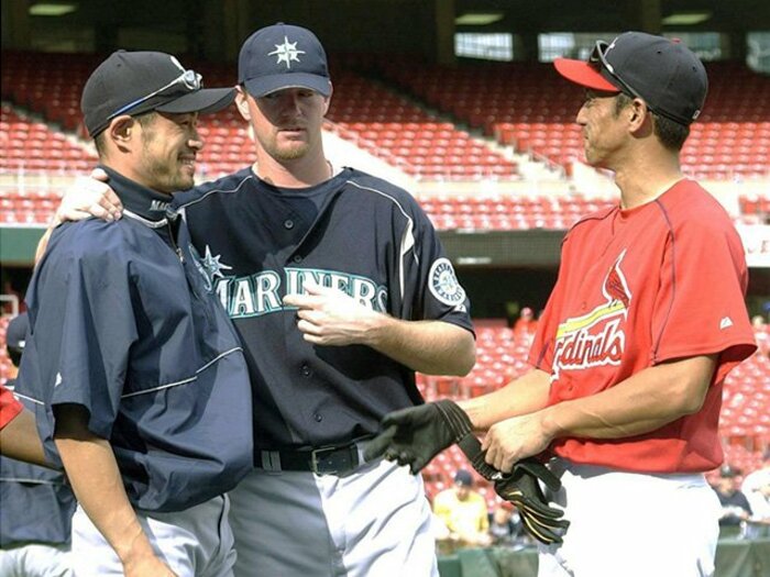 イチローと比べられてきた男、田口壮は「引退」を聞いて何を思う。<Number Web> photograph by Kyodo News