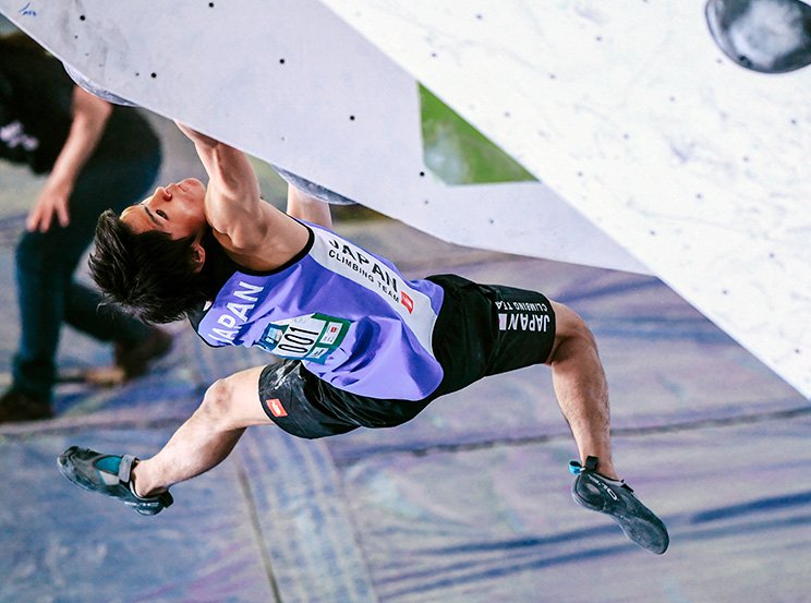 W杯モスクワ大会ボルダリング男子予選（2018/04/21）楢崎智亜