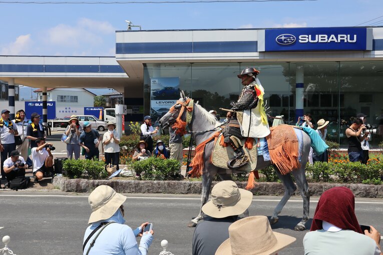 甲冑行列でのイーストフォンテン