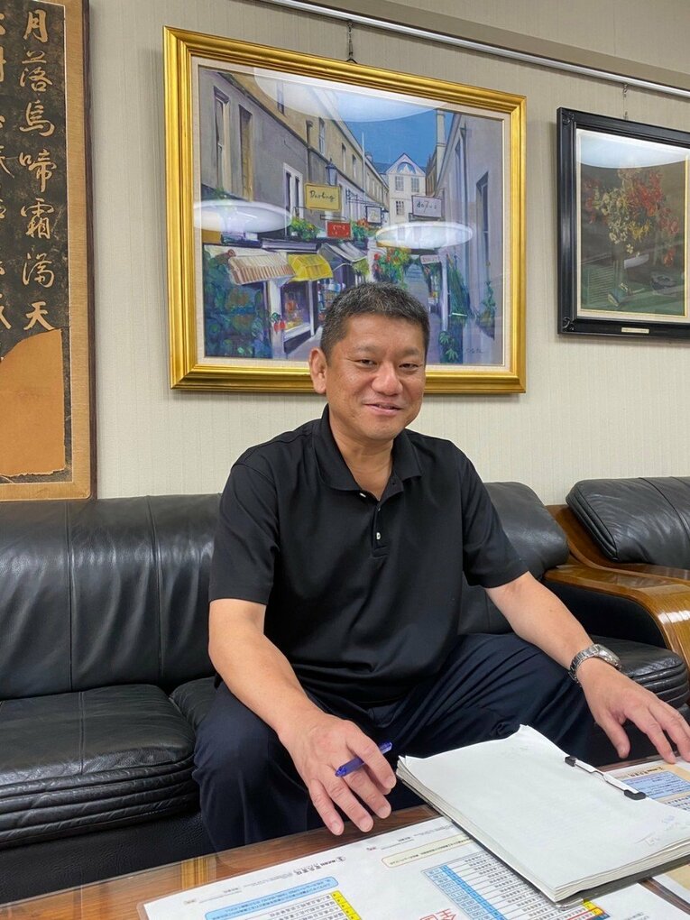 都島工業の大西校長／学校提供