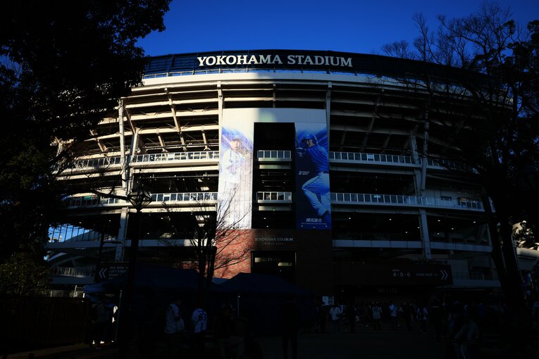 現在の横浜スタジアム。連日、多くのファンでにぎわっている　©︎JIJI PRESS