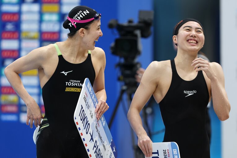東京五輪個人メドレー2冠の大橋とともにパリ五輪へと挑む　©︎Getty Images