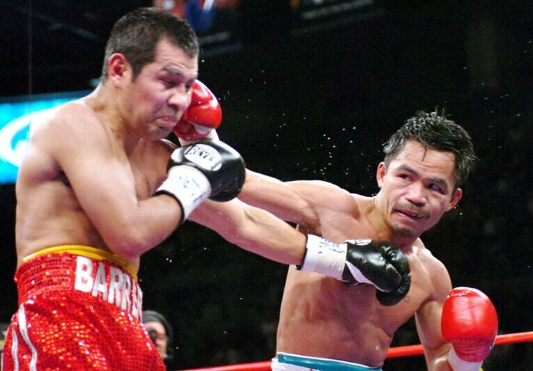 2007年10月、リベンジを期すメキシコの英雄マルコ・アントニオ・バレラを返り討ちに