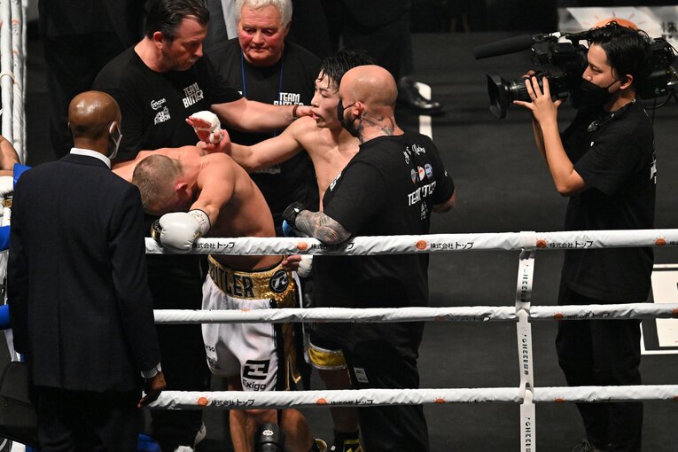 2022年12月13日／ポール・バトラー戦（WBA・WBC・IBF・WBO世界バンタム級王座統一戦）©Naoya Sanuki