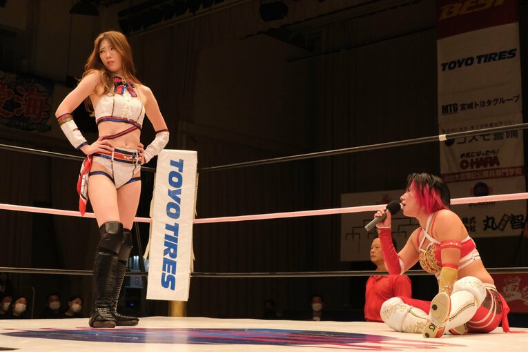 チサコ&岩田美香vs赤井沙希&朱崇花