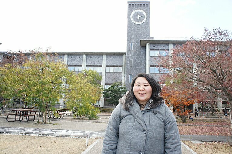 イギリスBBCの「100 Women」に選ばれた今日和。春からは実業団で相撲を続ける。 ／ photograph by Hiromi Ishii