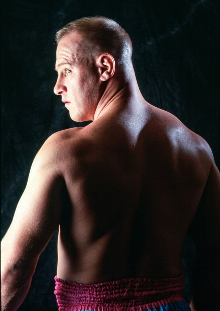 当時はまだスキンヘッドではなかった　©Susumu Nagao