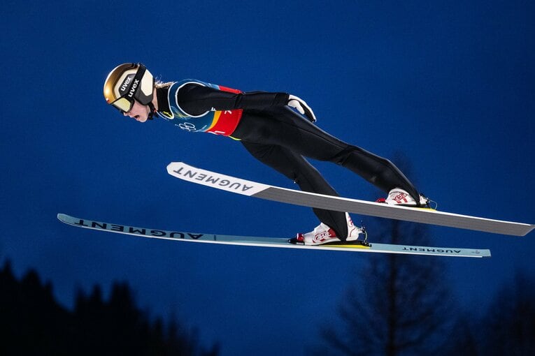 ポーランド代表・19歳のベルトウスカのジャンプ　©Getty Images