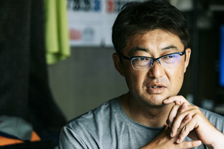 盛岡大附属の監督、関口清治（2022年夏撮影） ©Kichi Matsumoto