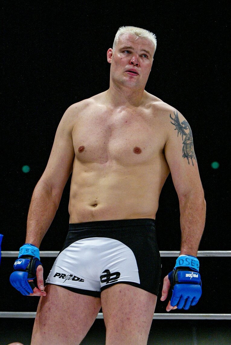 身長212センチ、のちにK-1を席巻するセーム・シュルト　©Susumu Nagao