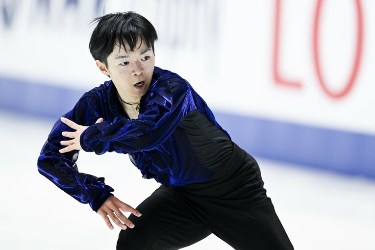 NHK杯フリー、鍵山の演技　©︎Asami Enomoto