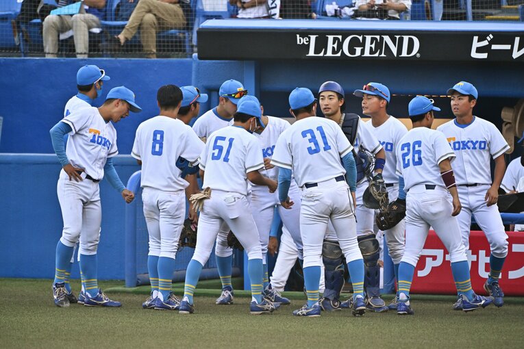 2022年秋のリーグ戦は、慶応大に1勝をあげたものの、1勝10敗1分で最下位。1998年春から50季連続での最下位となった　©Hideki Sugiyama