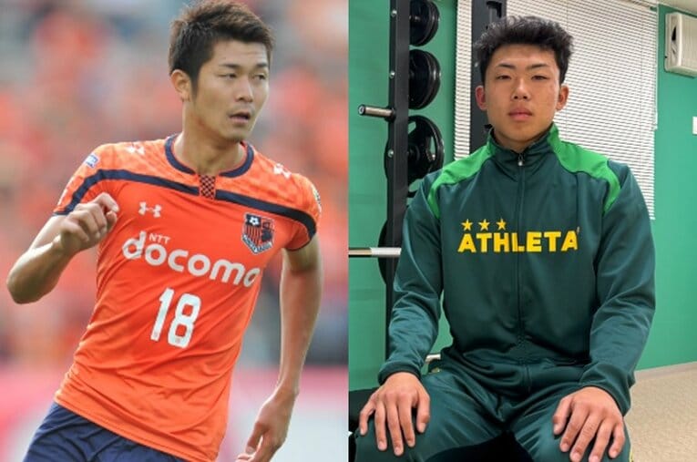 （左）昨年1月に亡くなった横山知伸さん、（右）中学時代に横山さんの指導を受けた帝京長岡高校の桑原脩斗　©(R)Takahito Ando、(L)2024 RB OMIYA Inc. 