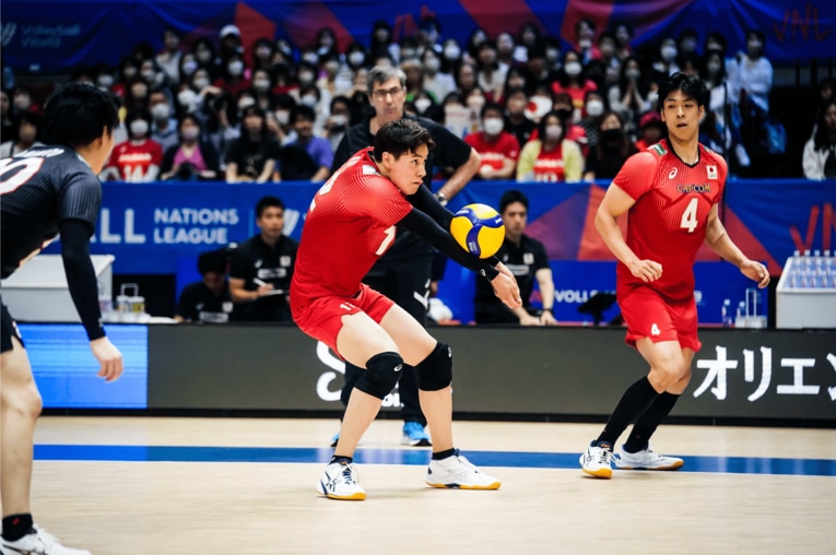 2023年ネーションズリーグ イラン戦　©︎FIVB
