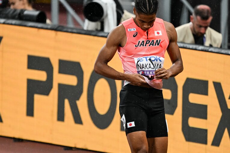 日本人として34年ぶりの決勝進出となった中島　©Nanae Suzuki