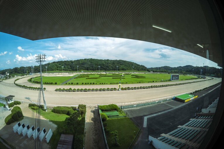 佐賀競馬場の全景　©Takuya Sugiyama