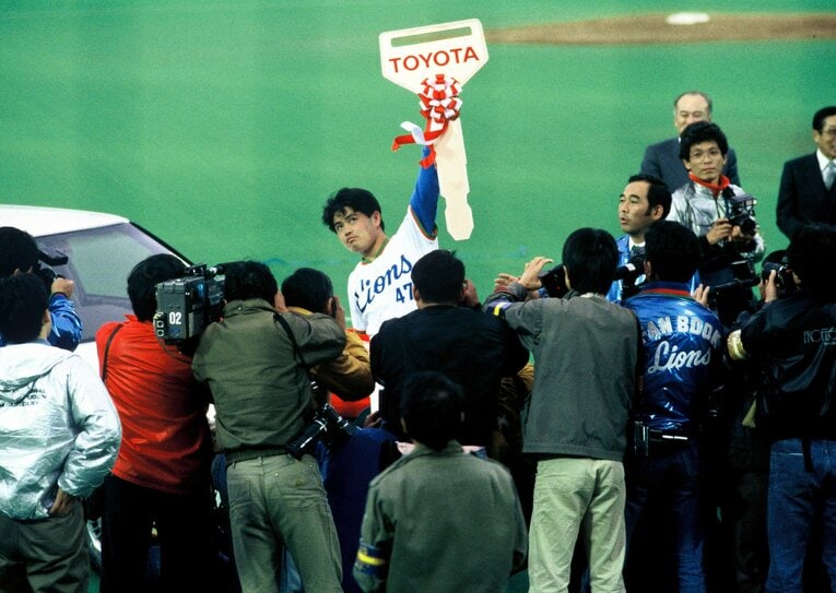 1987年日本シリーズを制した西武。工藤がMVPを獲得した　©Number