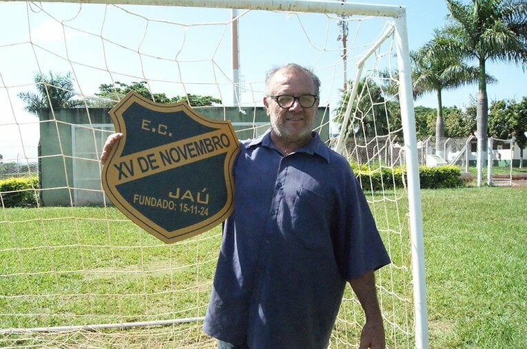 キンゼ・デ・ジャウーで左サイドでコンビを組んだトニーニョ・パラナ氏 ／ photograph by Hiroaki Sawada