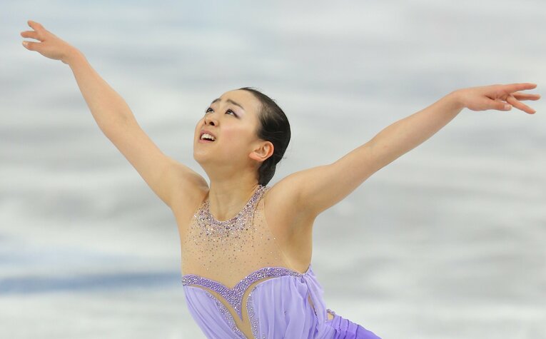 “まさかのミス”が相次いだ浅田真央ソチ五輪のSP　©JIJI PRESS