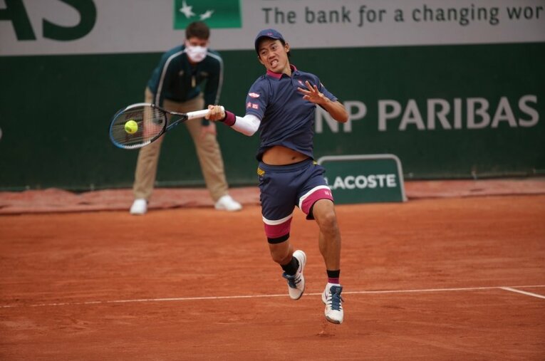 錦織圭「一番良かった」は強がりではない　全仏2回戦敗退も美しいダウン・ザ・ライン発動(4)