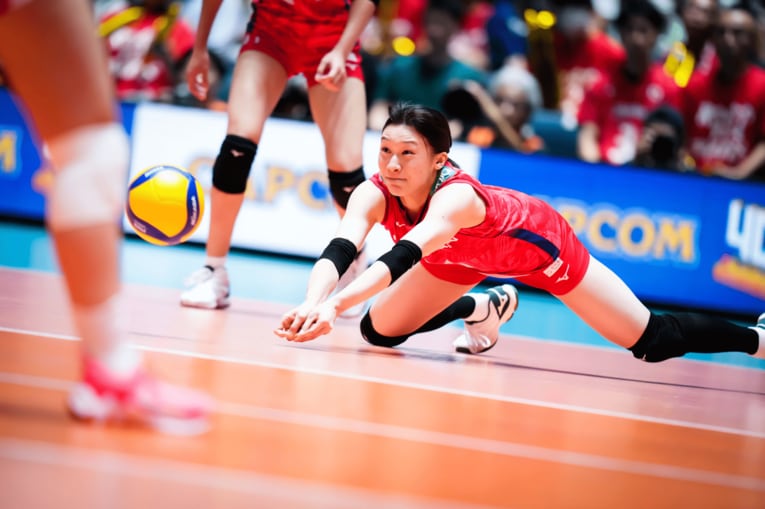 石川真佑／FIVBパリ五輪予選　©︎FIVB