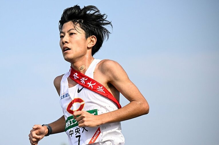 7位の吉居大和（中大）　©Asami Enomoto