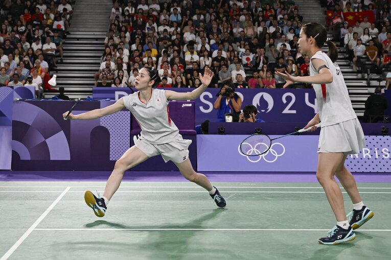 中国ペアとの準決勝　©Asami Enomoto/JMPA