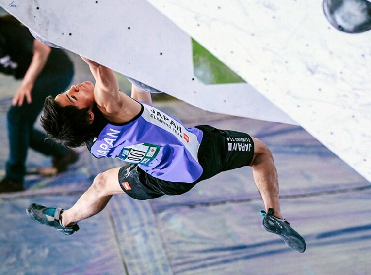 W杯モスクワ大会ボルダリング男子予選（2018/04/21）楢崎智亜