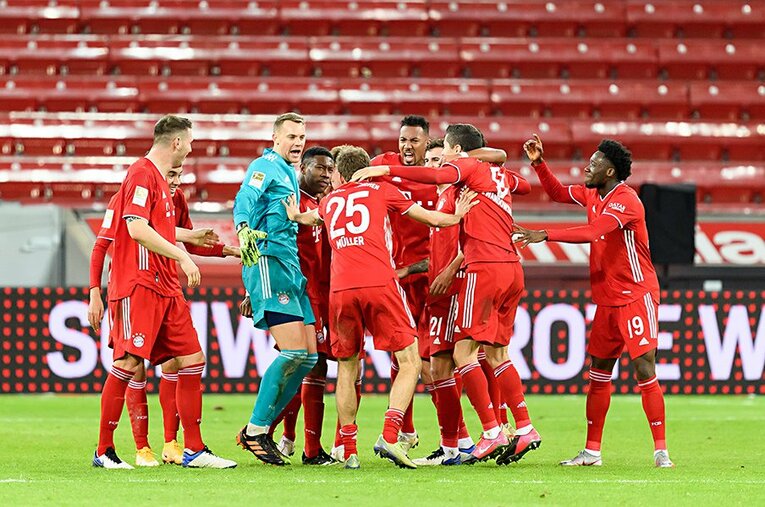 5冠後も安定した強さを見せるバイエルン。カーンらフロントも一枚岩だ ／ photograph by Getty Images