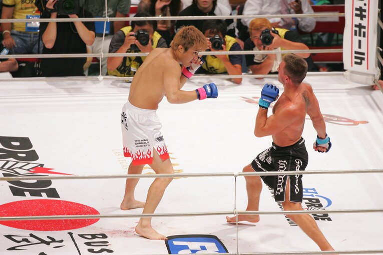 2006年、PRIDE／デビット・バロン戦　©︎Toshiya Kondo