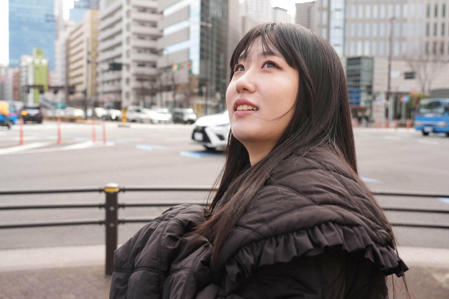 玖麗さやかは上谷沙弥に勝利した後のビジョンを思い浮かべている　©Essei Hara