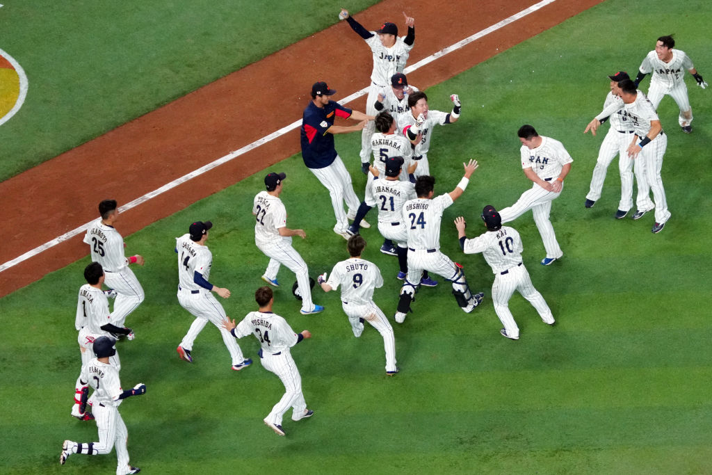 準決勝で劇的なサヨナラ勝ちを飾った侍ジャパン　©Getty Images