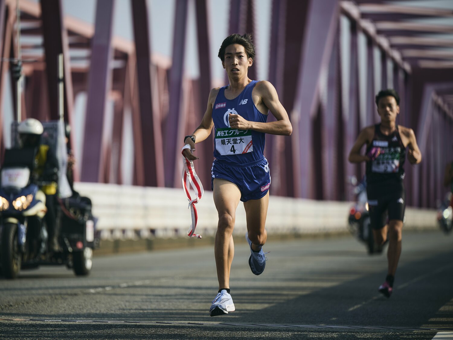 箱根駅伝ラストランとなる三浦　©Yuki Suenaga