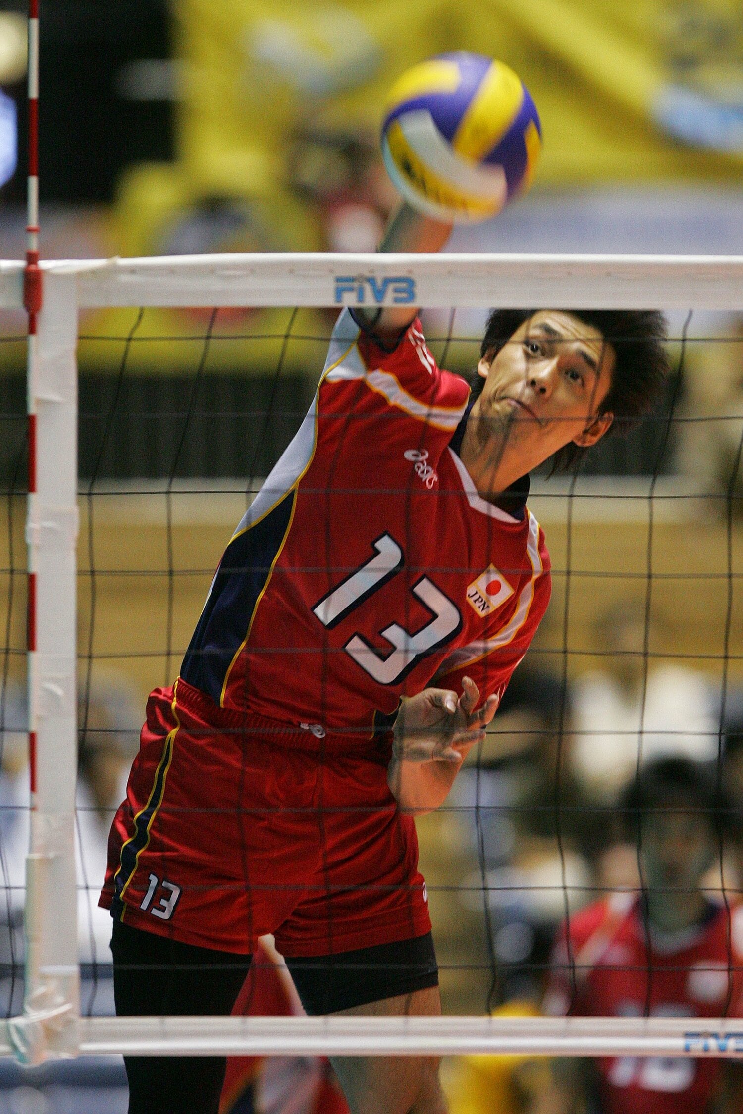 日本代表として活躍した現役時代の松永理生監督（2005年）　©︎AFLO SPORTS