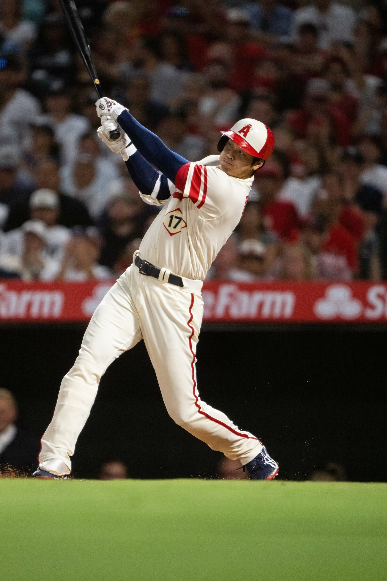 いわゆる「オオタニルール」によって、打数も確保された　©Nanae Suzuki