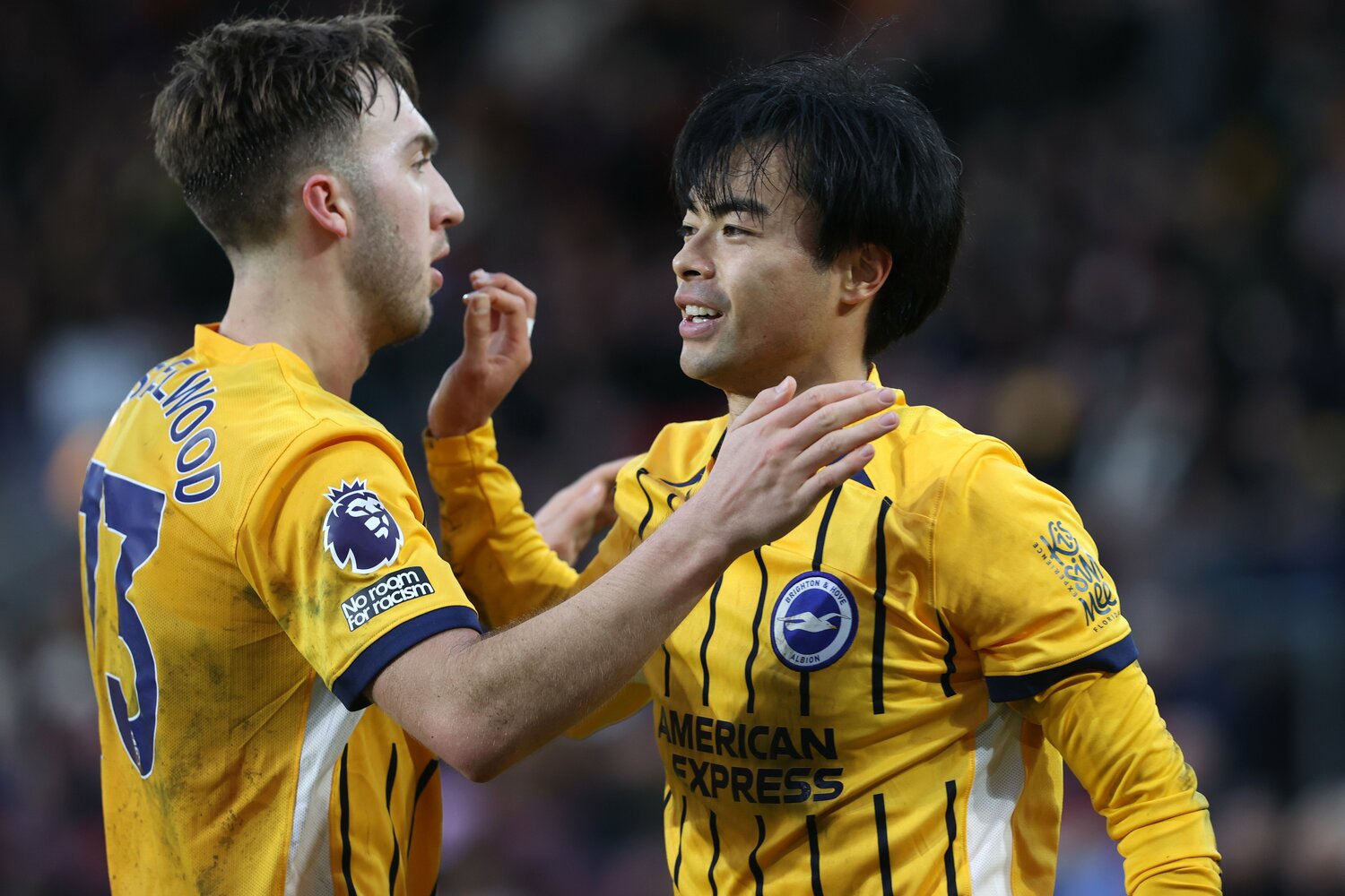 クラブ生え抜きのヒンシェルウッド（20歳）は「ユース時代から（8歳年上の）カオルに憧れていた」という　©Getty Images